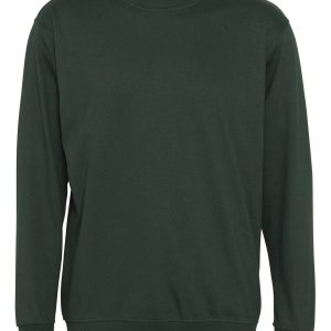 Suéter de cuello redondo - verde oscuro