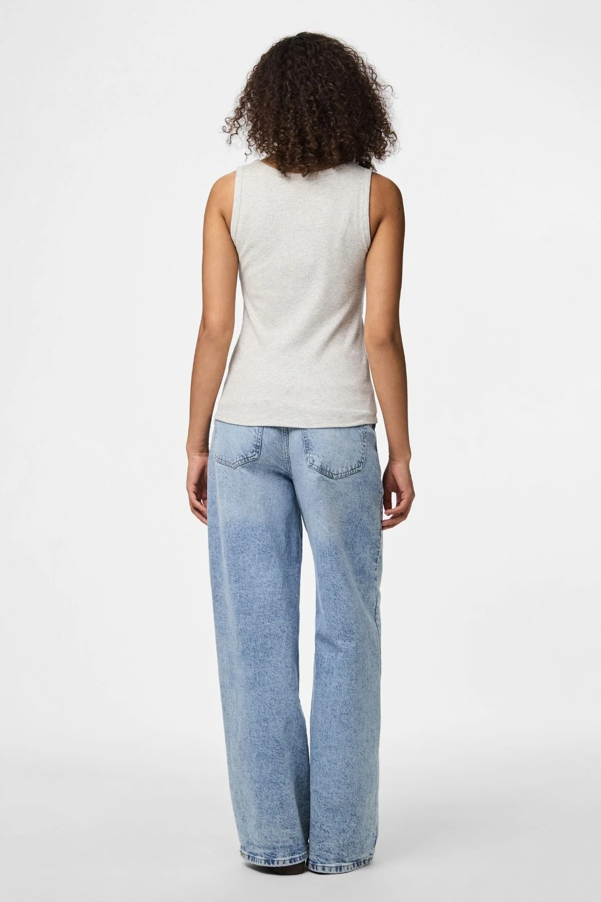 May Tank Top - Melange gris claro - Imagen 4