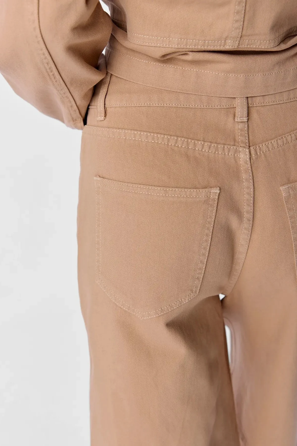 Avery Bermuda Jeans - Sandshell - Imagen 7