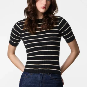 Punto Mira con cuello redondo - Abedul negro