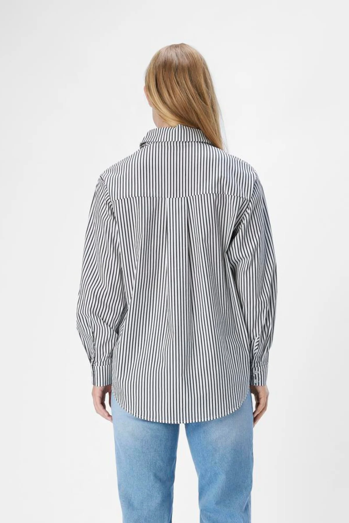 Tutta lo l/s camisa - negro/blanco - Imagen 4