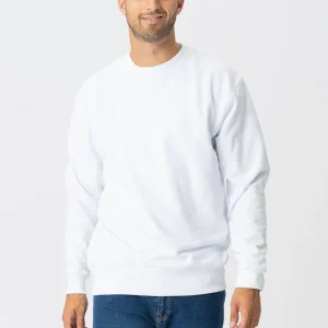 Suéter de cuello redacción - blanco