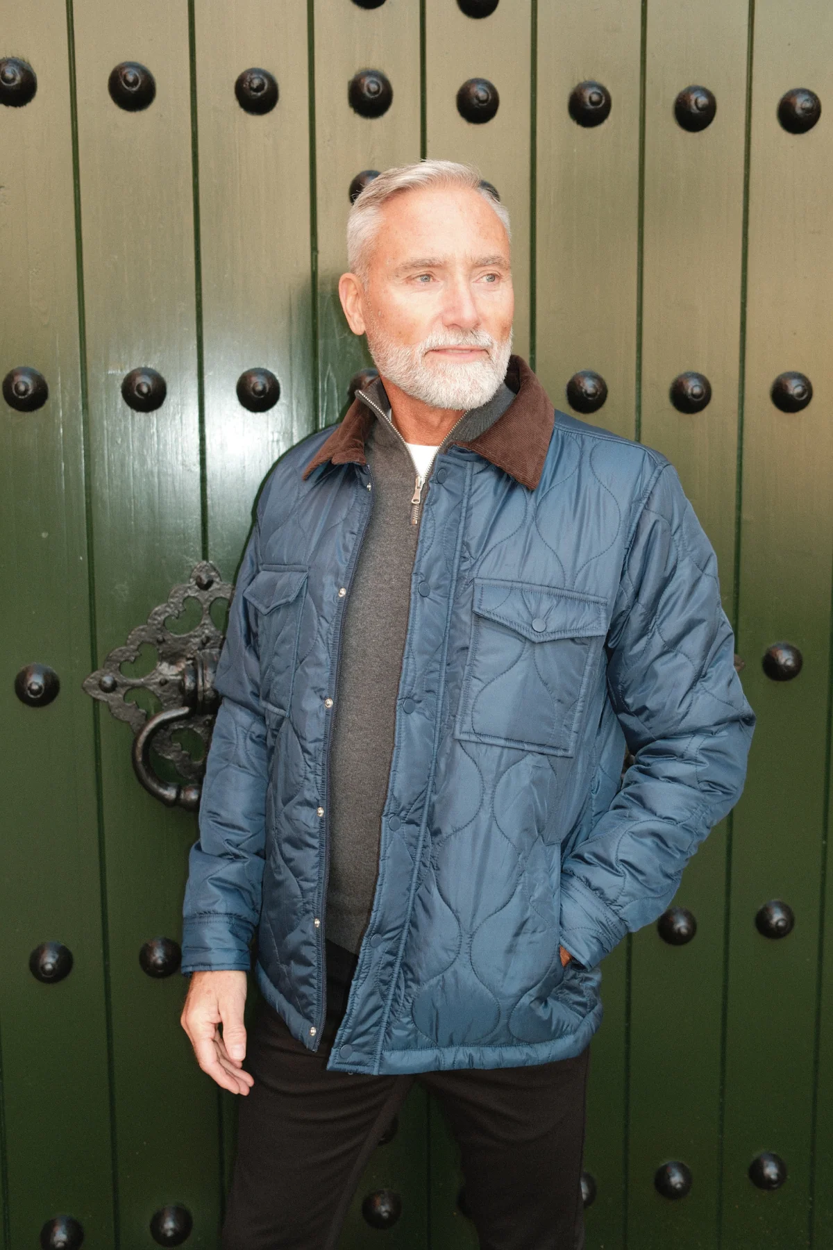 Chaqueta acolchada - Azul marino - Imagen 4