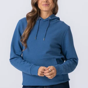 Sudadera sudadera con capucha - azul polvoriento