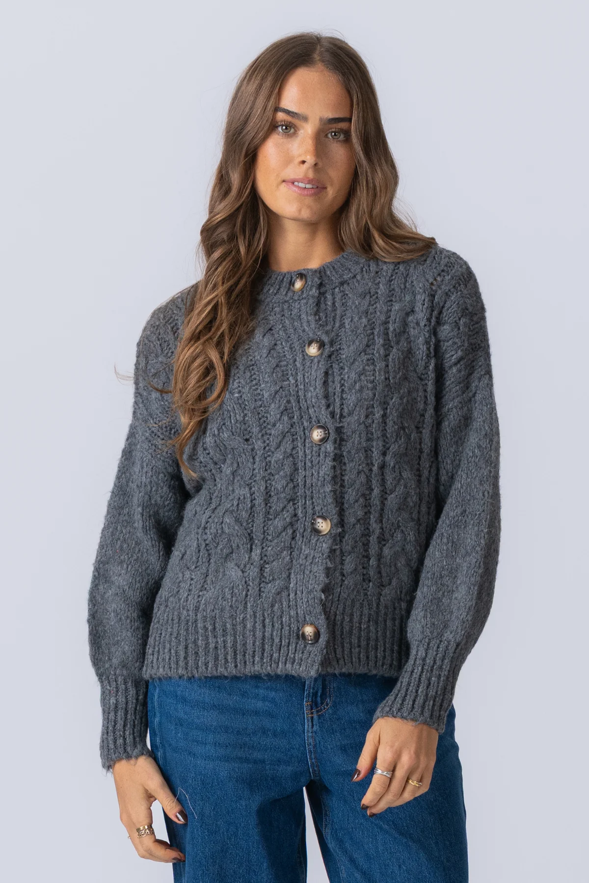 Botton Knit - Gray