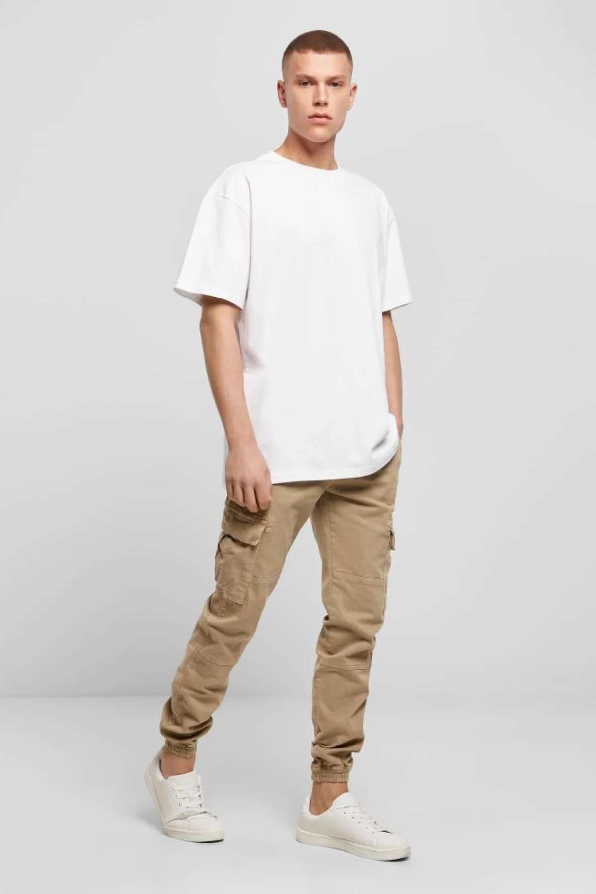 Pesado Oversized Camiseta - White - Imagen 3