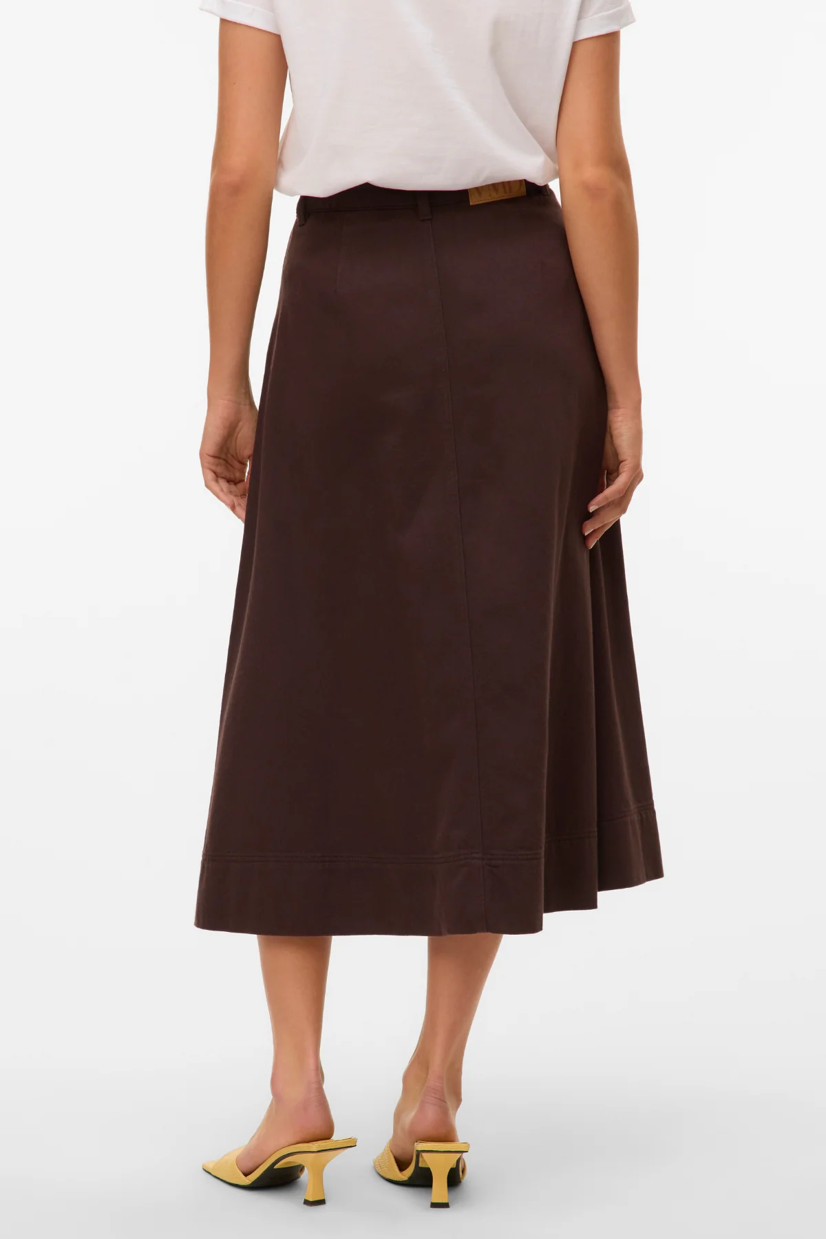 Falda de mezclilla de color Filia - Torte de chocolate - Imagen 5