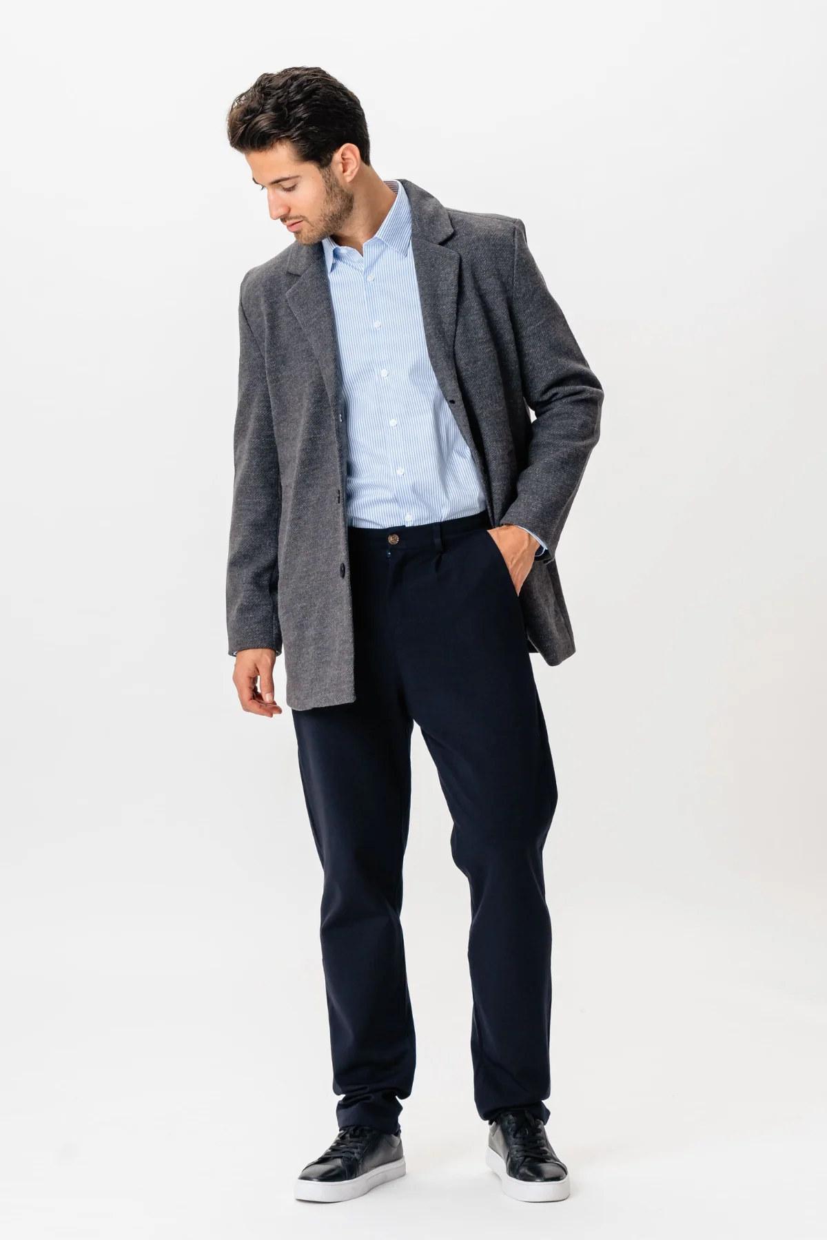 Abrigo Clásico - Gris - Imagen 5