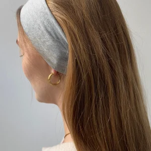 Diadema de yoga - gris claro