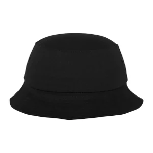 Sombrero de cubo de sarga de algodón - Negro