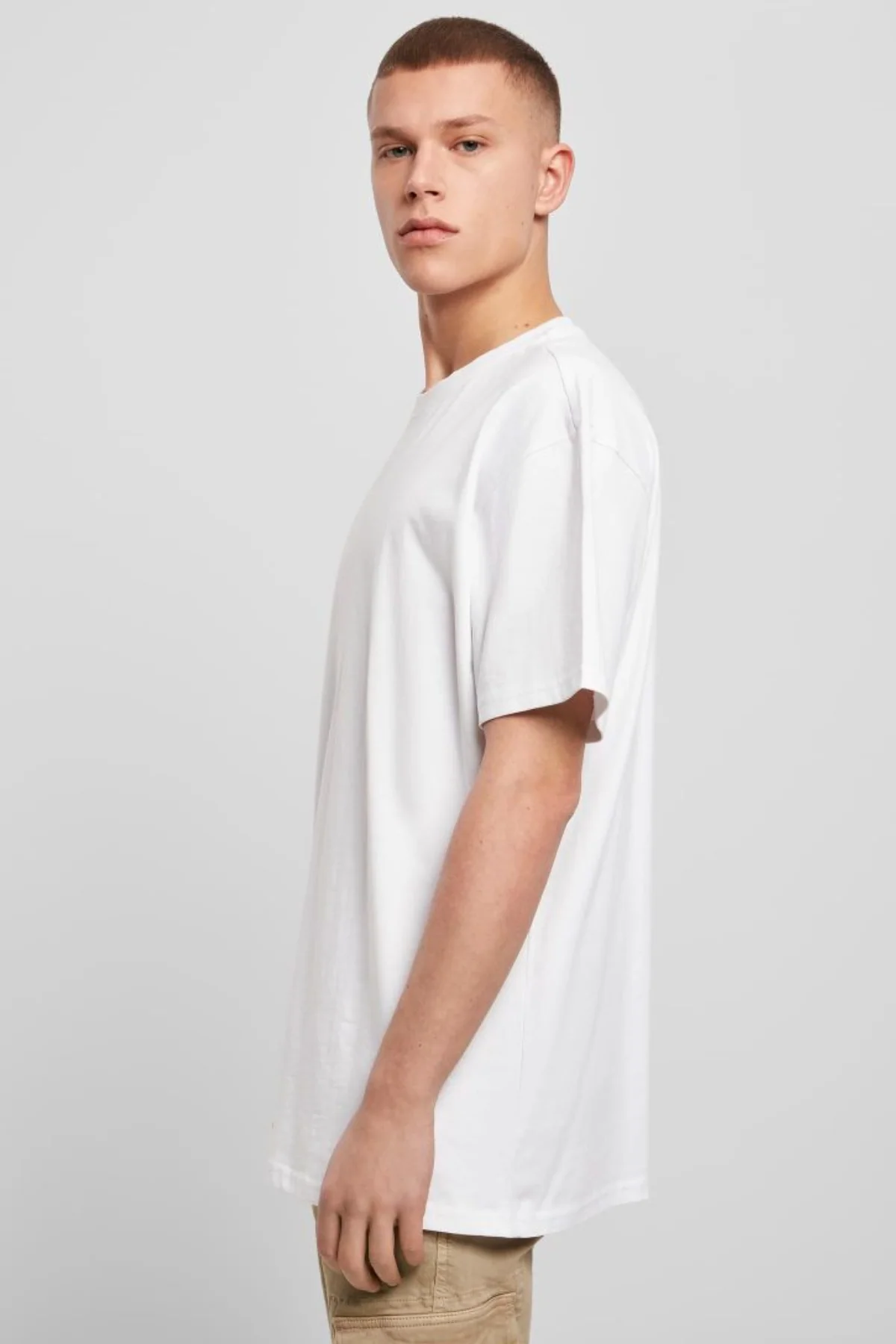 Pesado Oversized Camiseta - White - Imagen 4