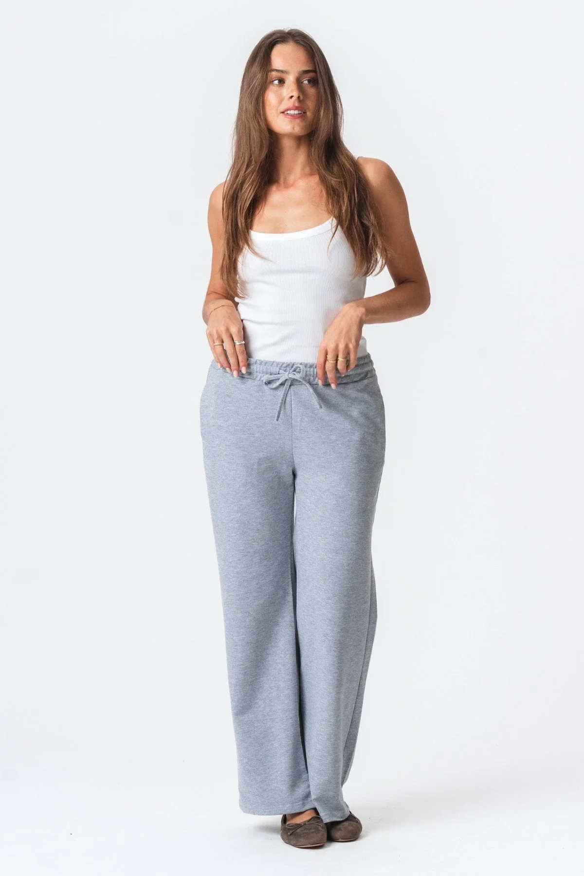 Pantalones de chándal - Melange gris - Imagen 3