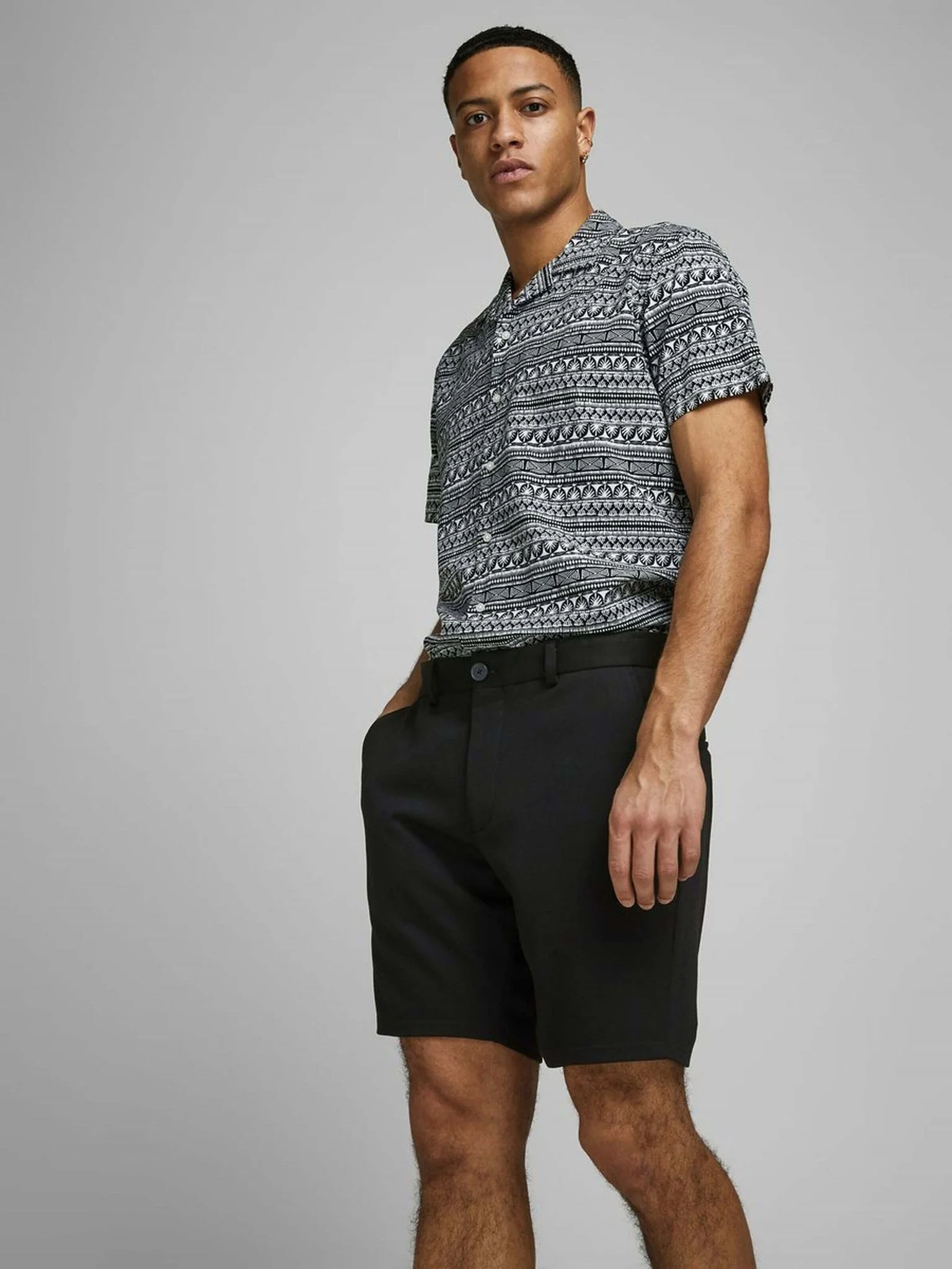 chinos Shorts - Negro - Imagen 5