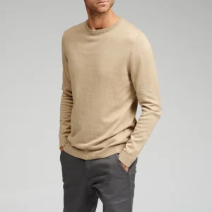 Canneco de la tripulación de punto básico - beige