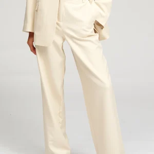 Pantalones clásicos de traje - beige