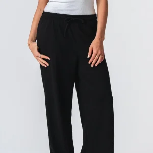 Leah suelta Pants - Negro