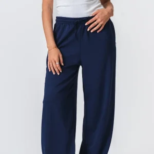 Leah suelta Pants - Marina oscura