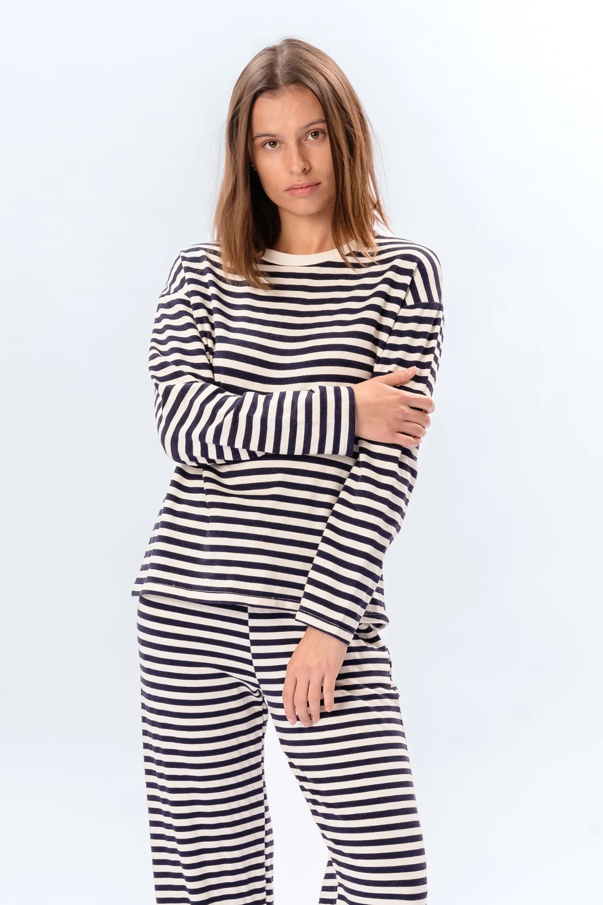 Camisa a rayas - Azul