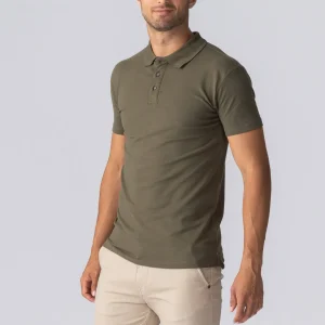 POLO MUSCLE POLO - Ejército verde