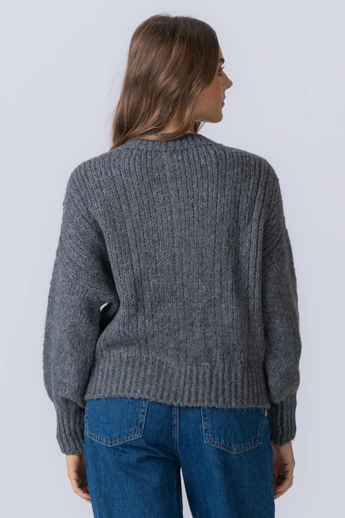 Botton Knit - Gray - Imagen 7