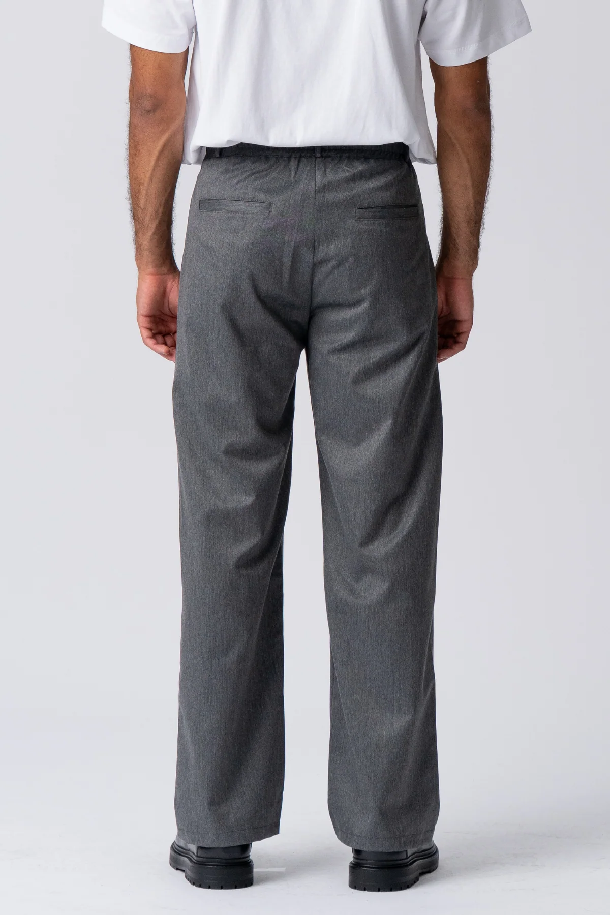 Traje ancho plisado Pants - Gris claro - Imagen 4