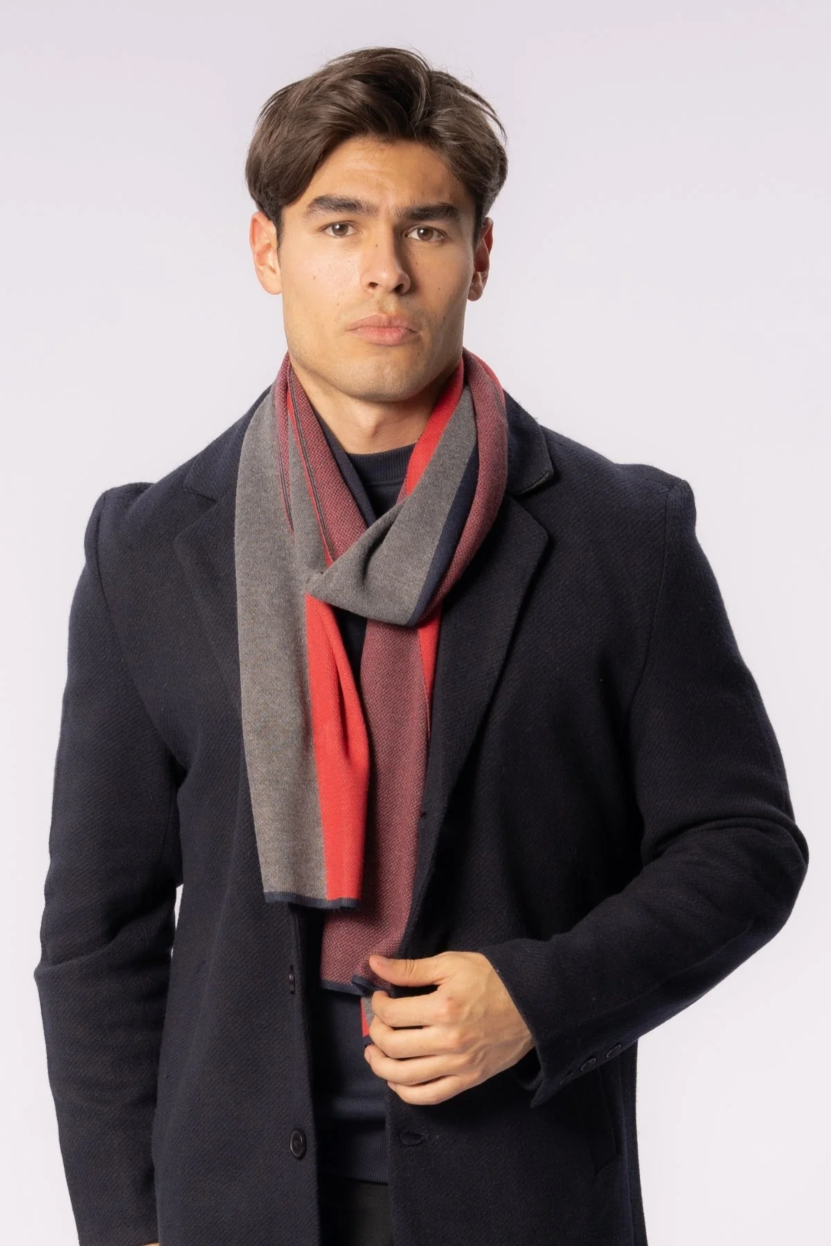 Bufanda - rojo / blanco / azul - hombres