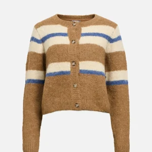 Cárdigan de punto de Galia - Tanin Melange