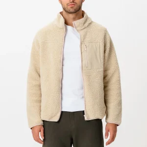 Chaqueta de vellón - arena