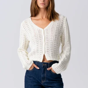 Virginia Knit Cardigan - ECRU