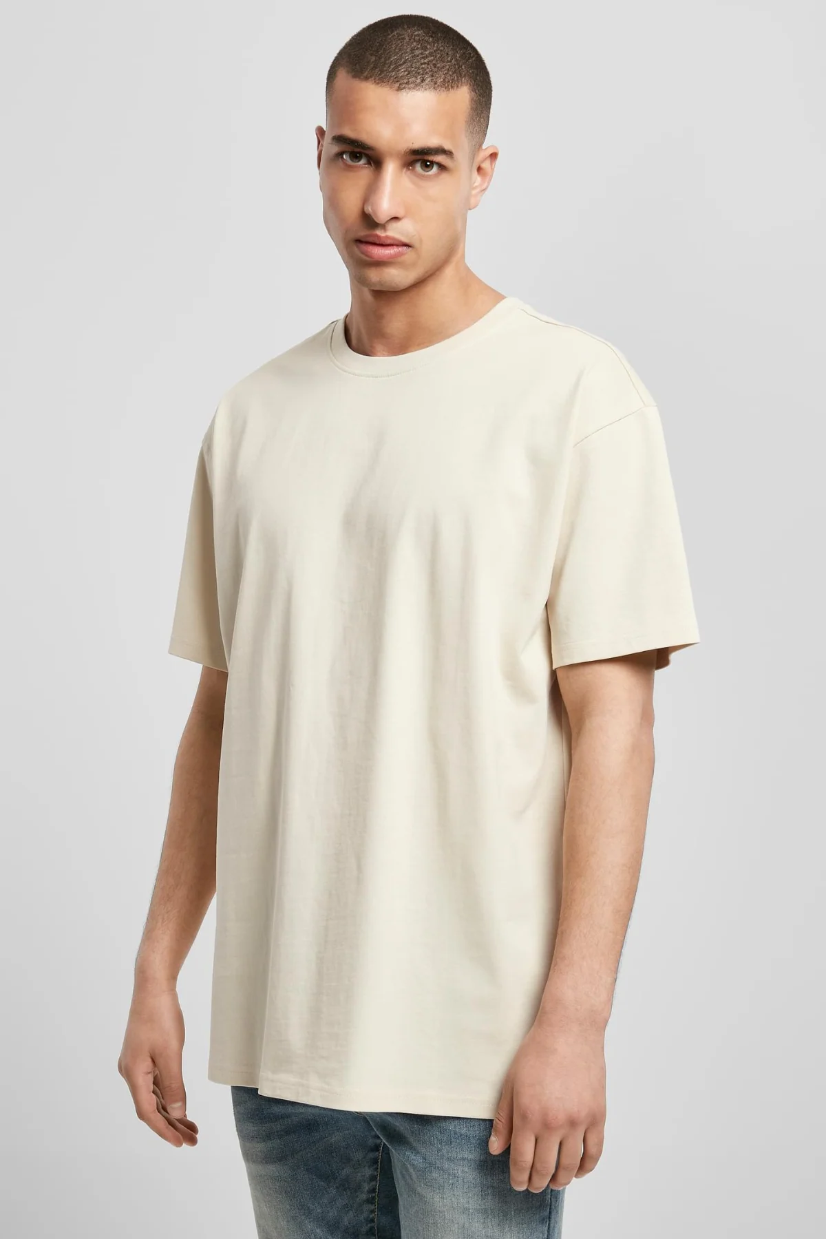 Pesado Oversized Camiseta - arena