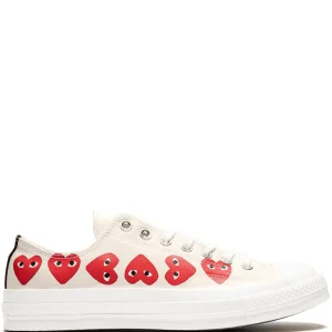N374O Comme Des Garçons Play x Converse tenis Chuck 70 Beige
