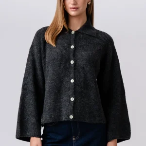 Josie Polo Knit - Grafito