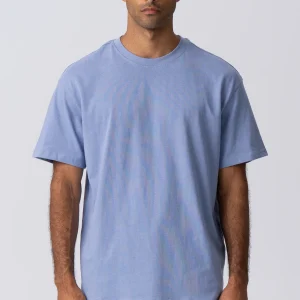 Pesado Oversized Camiseta - Viola Blue
