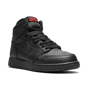 N370O Air Jordan 1 Retro High OG BG JORDAN 1 PIEL NEGRO ROJO