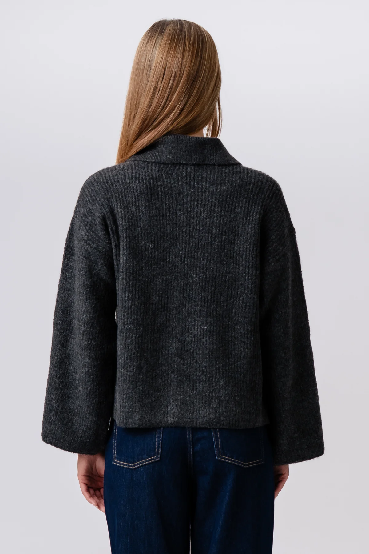 Josie Polo Knit - Grafito - Imagen 6
