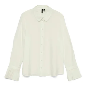 Camisa Plissi - Blanco Nieve