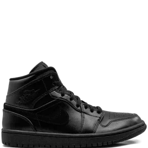 N370O Jordan tenis Jordan 1 Mid Triple Black