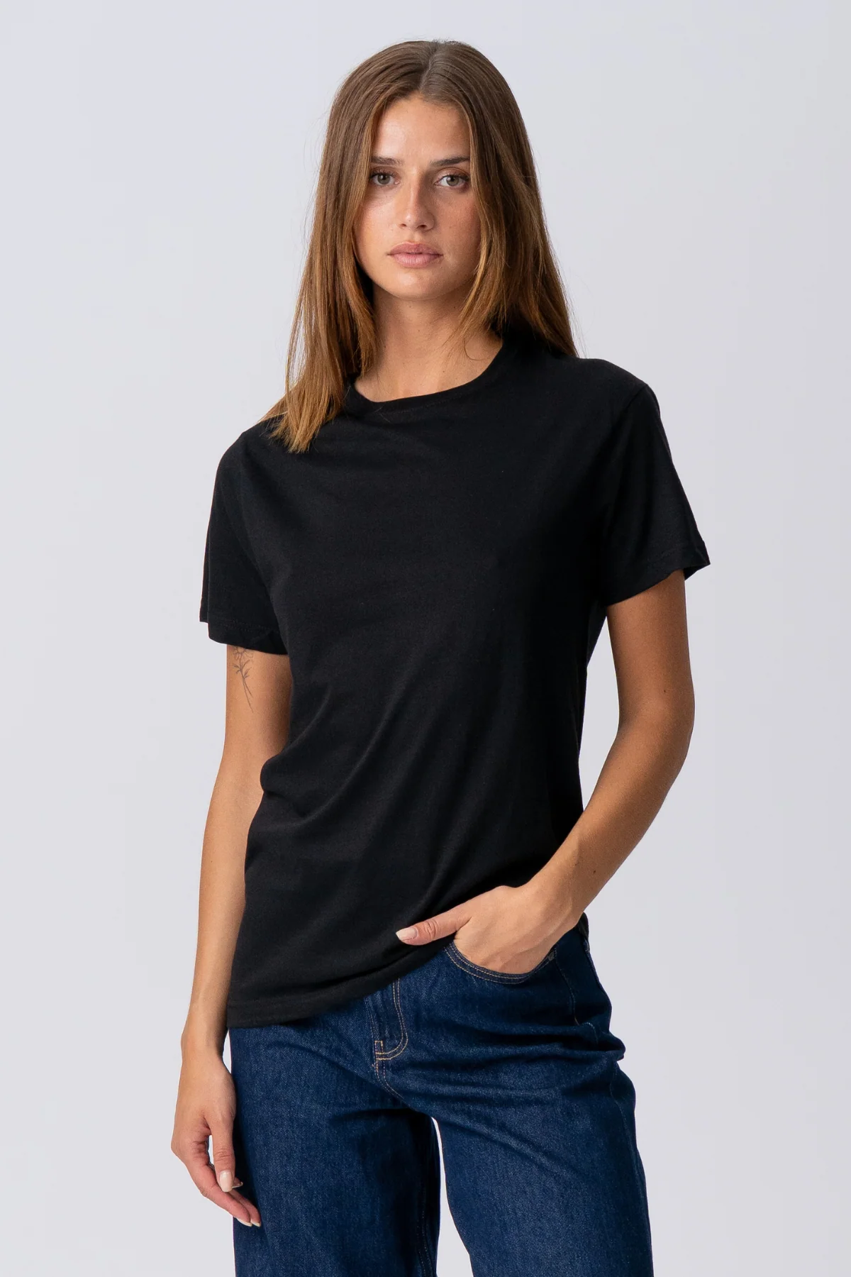 Basic Camiseta ligera - Negro
