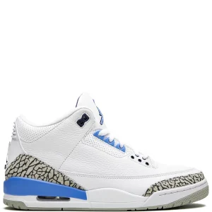 N372O Jordan tenis Air Jordan 3 Retro "UNC"blanco azul