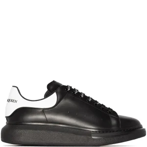 N374O (G5) Alexander mcQueen tenis bajo color Negro Blanco