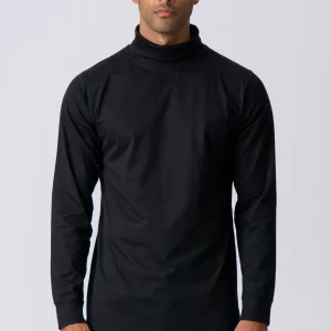 Séter de cuello en rollo - negro