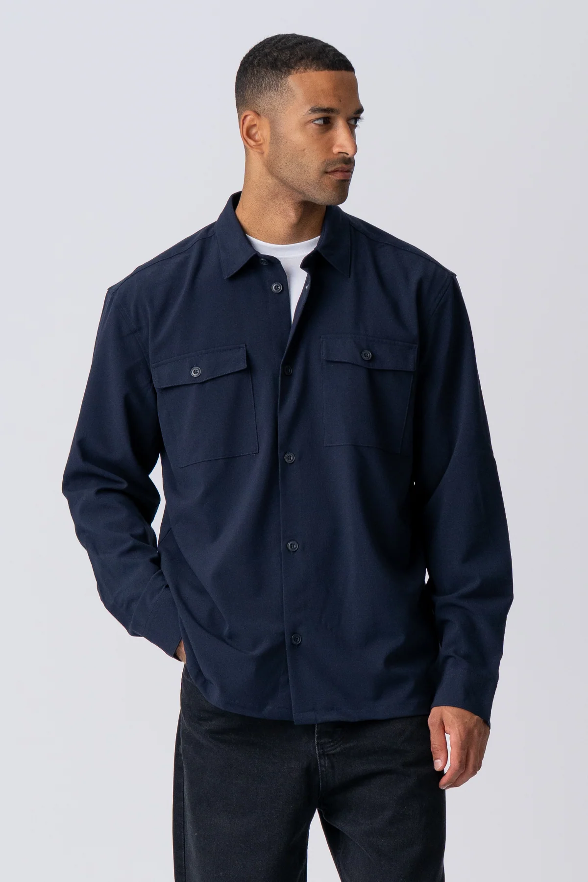 Overshirt Chris - Marina oscura - Imagen 4