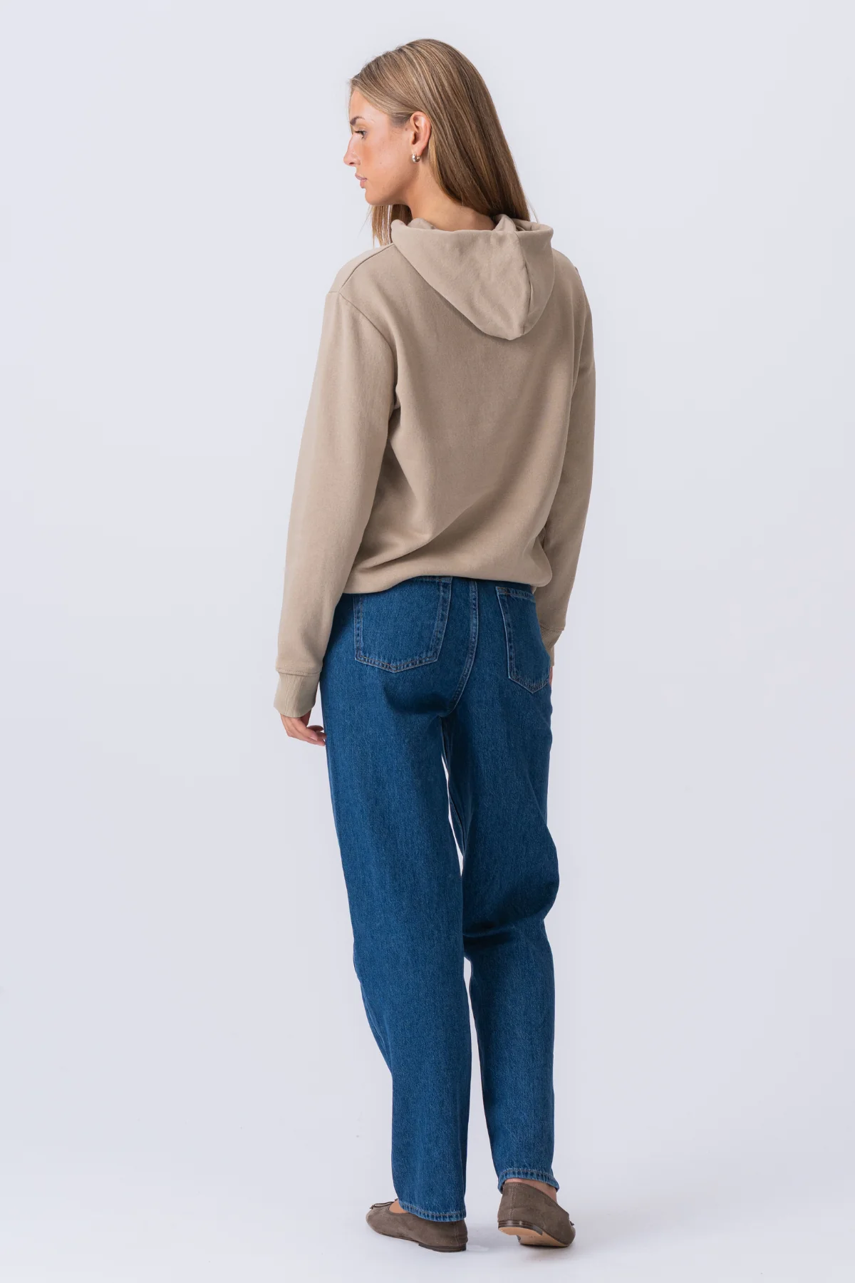 Sudadera sudadera con sudadera - arena - Imagen 3