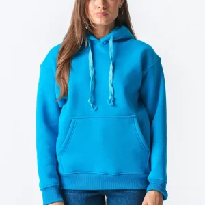 Stella Oversized Sudadera con capucha - azul
