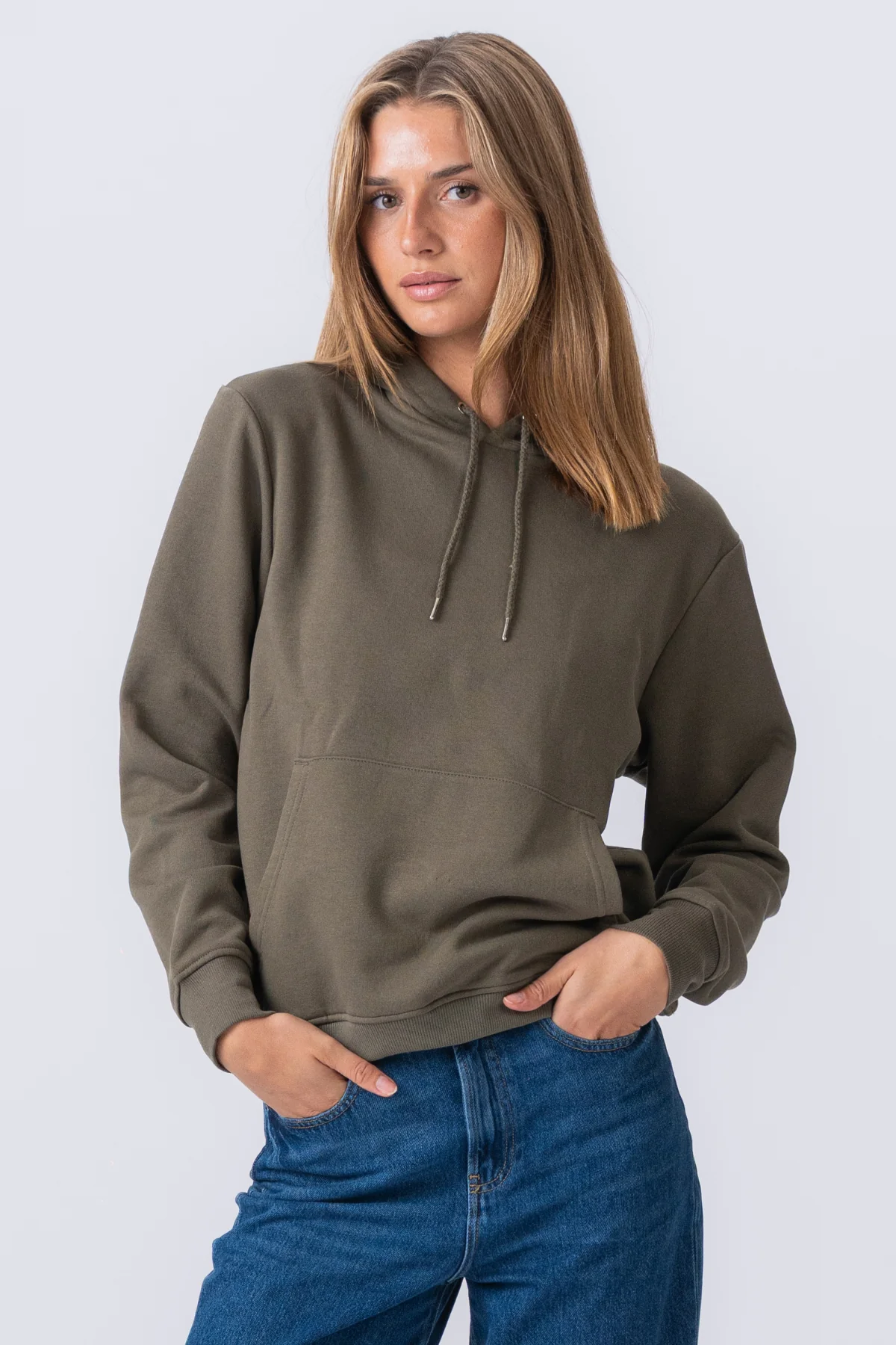 Sudadera sudadera con sudadera - ejército