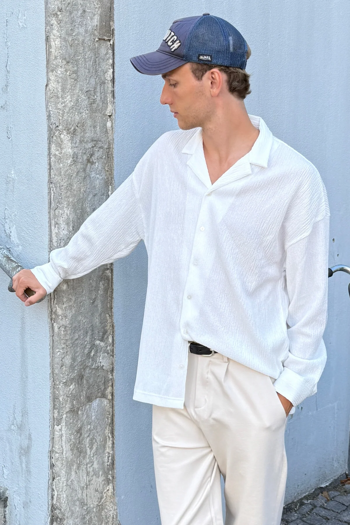 Camisa de Aidan - blanco - Imagen 3
