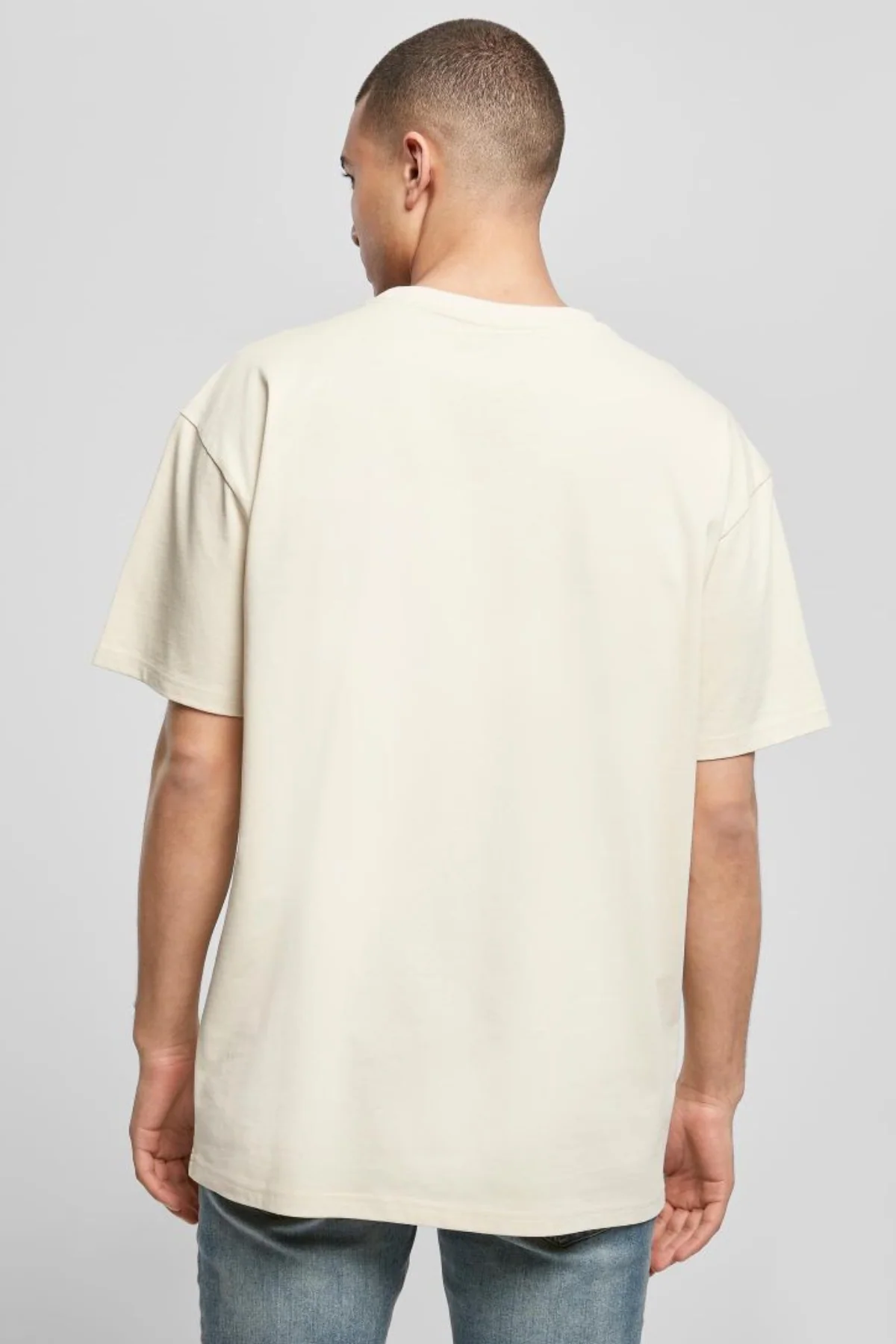 Pesado Oversized Camiseta - arena - Imagen 4