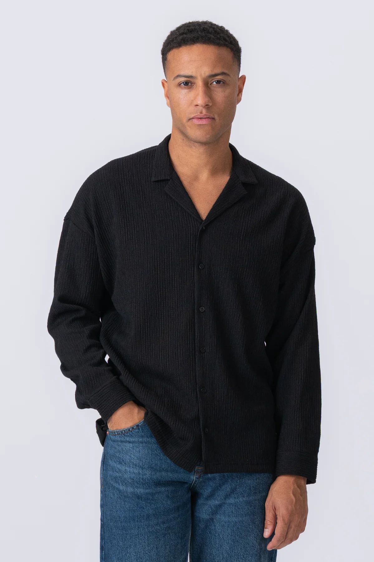 Camisa de Aidan - Negro