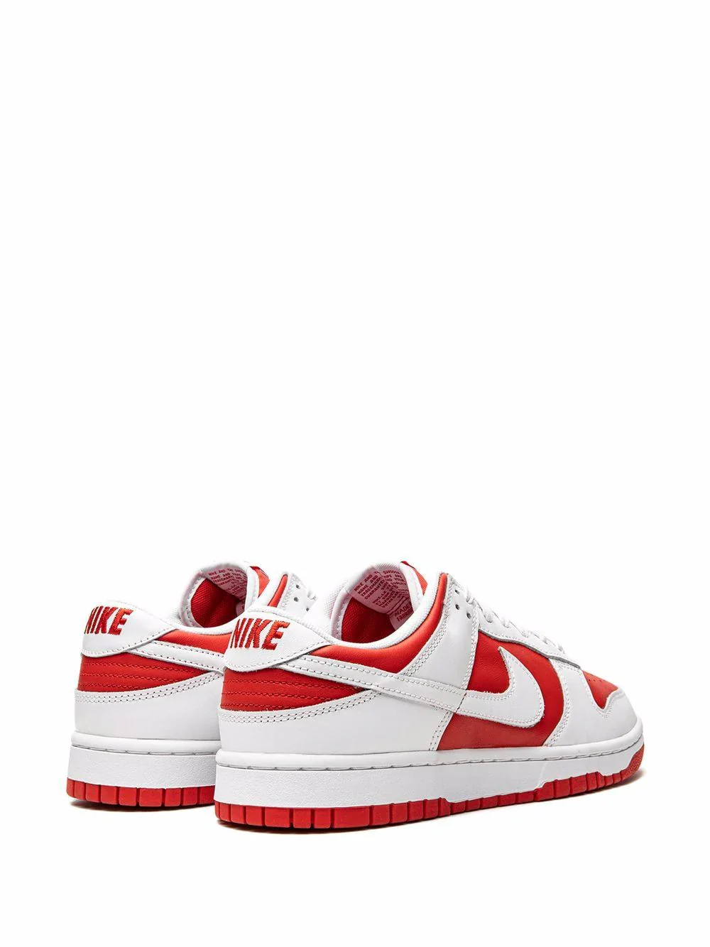 N372O Nike tenis Dunk Low Red White - Imagen 3