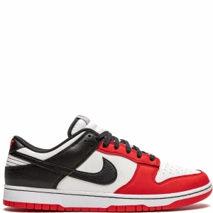 Dunk Low Black and Chile Red